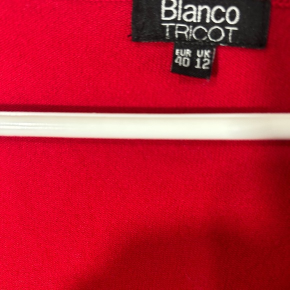 BLANCO TRICOT RED CARDIGAN IN SIZE XS - Picture 5 of 7